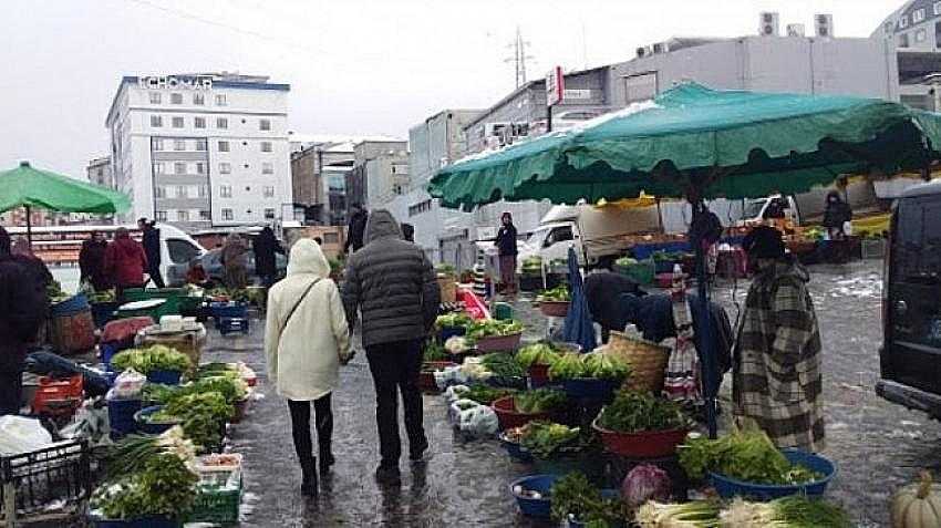 Kdz.Ereğli'de belirli noktalara Pazar Yeri kuruldu..