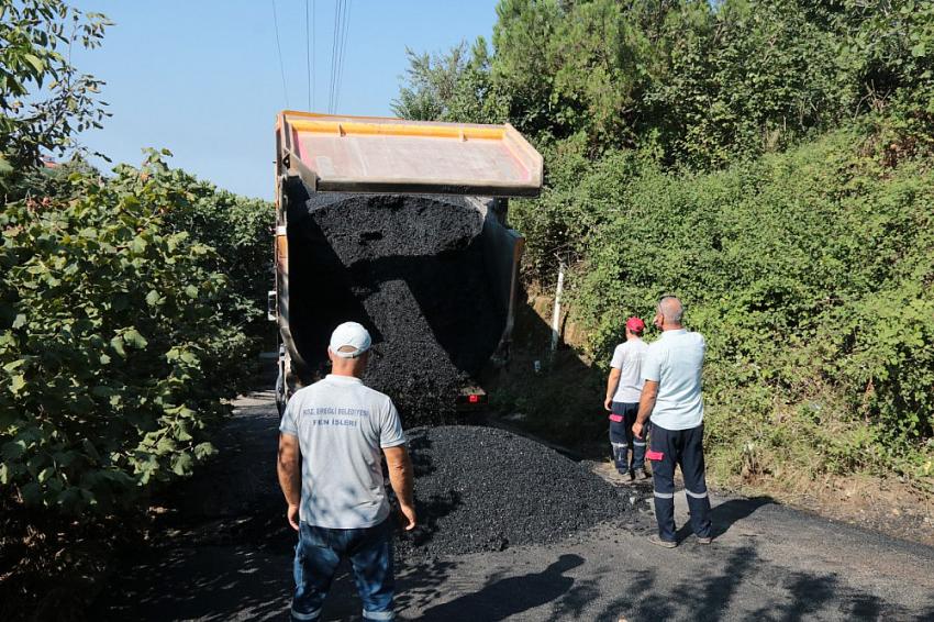 Kdz.Ereğli mahalleleri asfaltlanıyor.