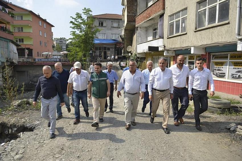Saffet Bozkurt dere ıslah çalışmalarını yerinde inceledi
