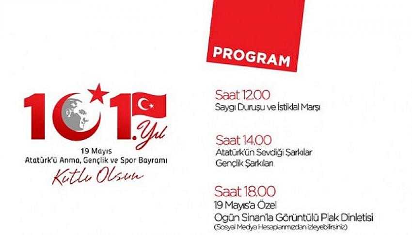 Belediyeden19 Mayıs'a özel program...