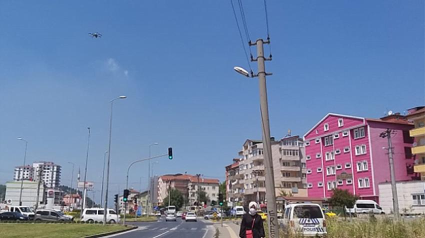 Emniyetin Dronundan kaçamadılar...
