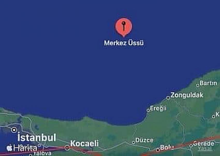 3 saniye süren Deprem korkuttu.