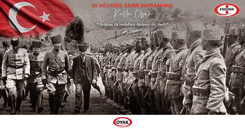 Erdemir 30 Ağustos Kutlama mesajı...