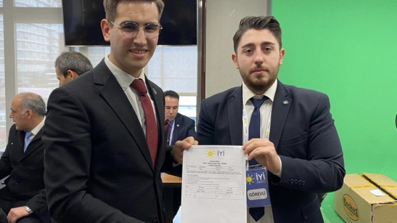 Yiğitcan Yıldırım İYİ Parti’den eb genç milletvekili aday adayı oldu..