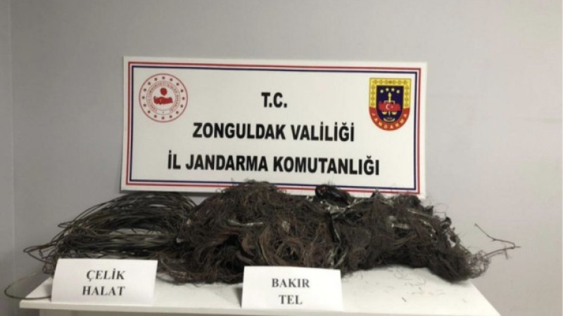Kablo hırsızlarına suçüstü baskın..
