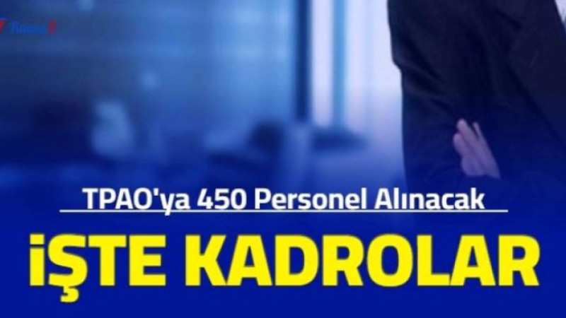 TPAO aramalar için  işçi alımı yapacak..