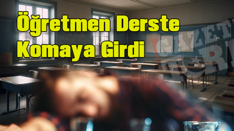 Kdz.Ereğli'de öğretmen okulunda alkol komasına girdi..