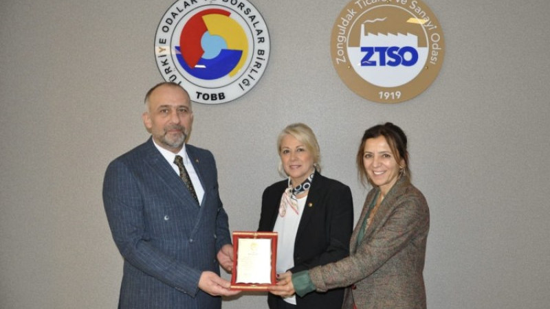  Zonguldak İl KGK’da TOBB devir teslimi yapıldı.