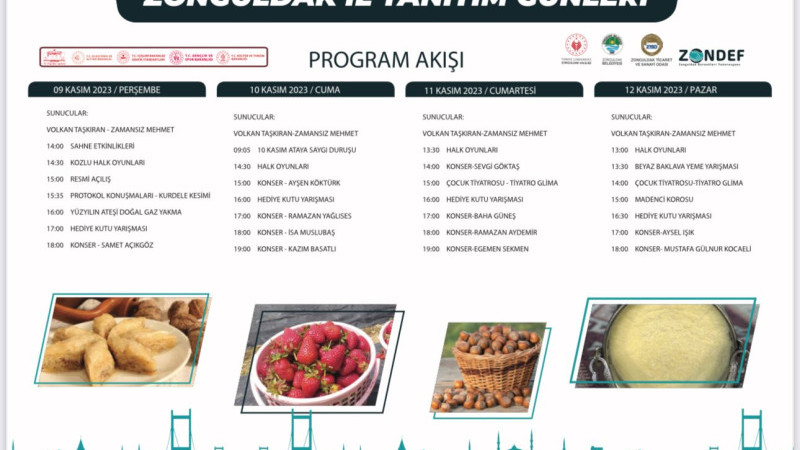Zonguldak Günleri başlıyor…Bu program kaçmaz!