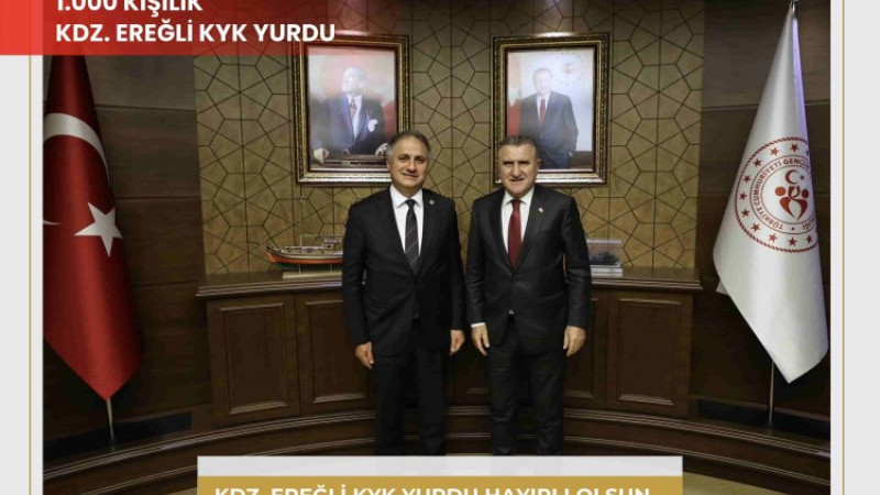 Kdz.Ereğli’ye 1000 kişilik öğrenci yurdu müjdesi