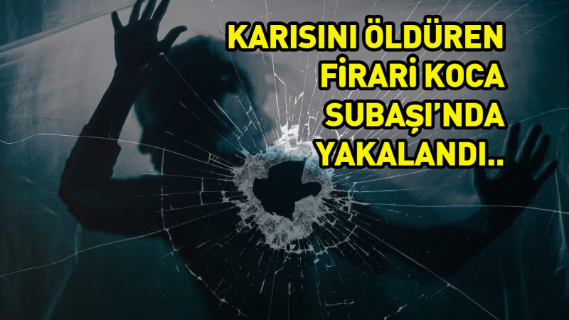 Karısını Öldüren Firari Koca Subaşı'nda yakalandı...