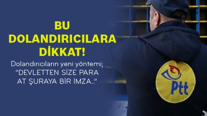 Bu dolandırıcılara Dikkat.