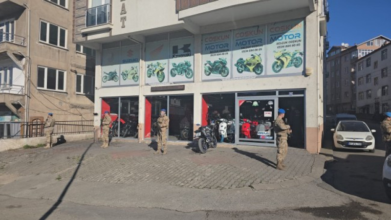 Kdz.Ereğli’de operasyon. Motosiklet bayileri aranıyor.
