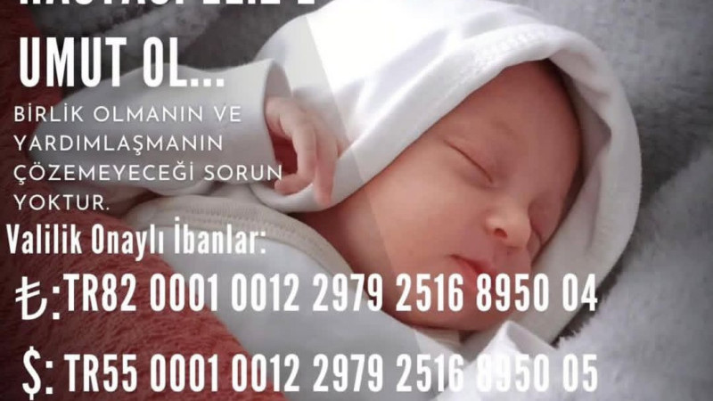 SMA Tip 1 Hastası Eliz İçin Destek Kampanyası Başlatıldı