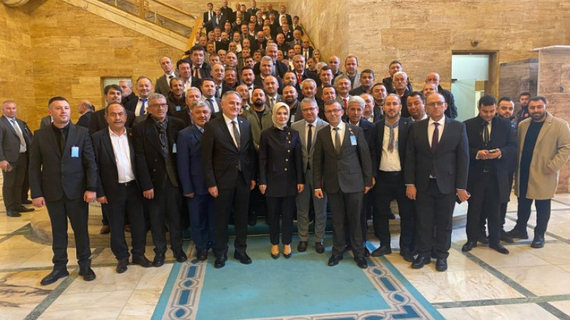 Kdz.Ereğlili muhtarlar AK Parti Grup toplantısına katıldı