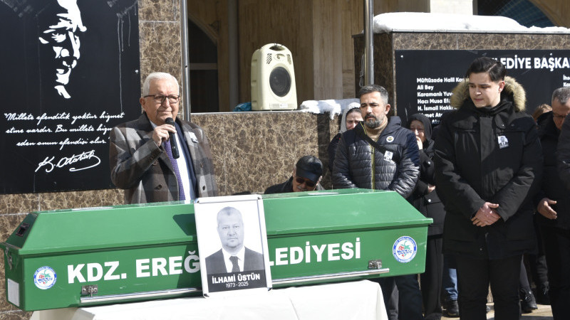 İlhami Üstün son yolculuğuna uğurlandı.