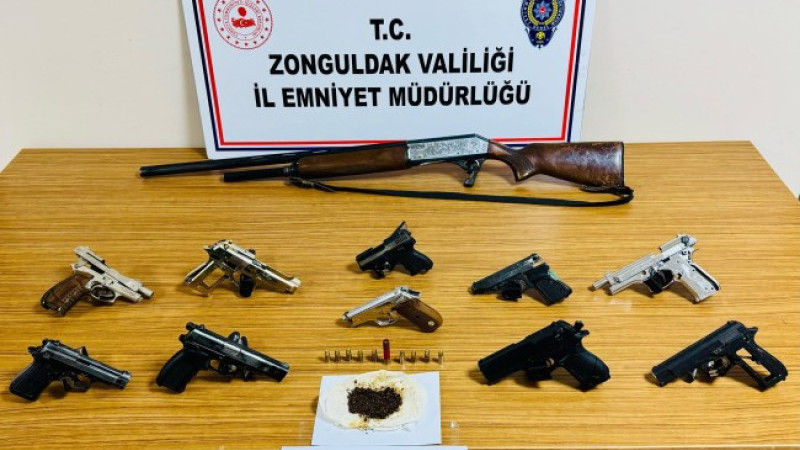 Zonguldak’ta yasadışı silah ticaretine darbe