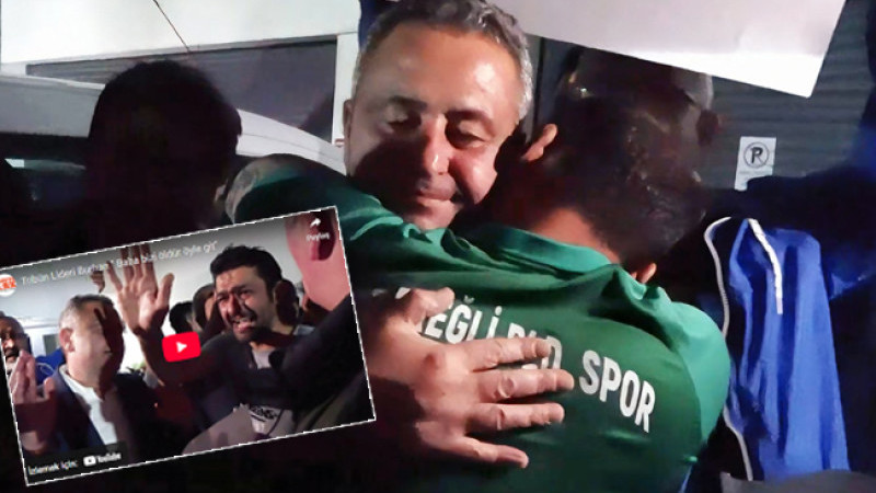 Kdz.Ereğlili Taraftarlar 'Baba bizi öldür öyle git!'