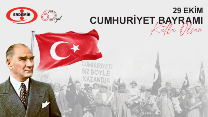 Erdemir 29 Ekim Cumhuriyet Bayramını Kutladı