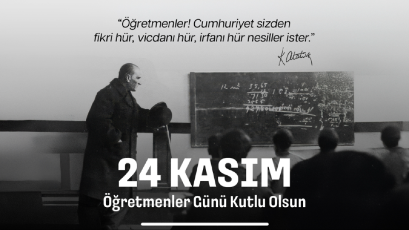 Erdemir 24 Kasım Öğretmenler Günü'nü kutladı