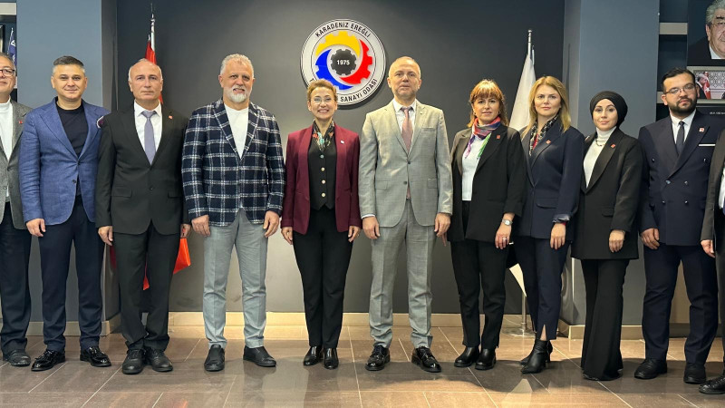 CHP İlçe Başkanı Zerrin Yılmaz Erdoğan’dan TSO’ya Ziyaret