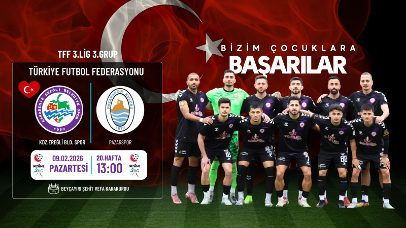 Kdz. Ereğli Belediyespor ' Omuz omuza galibiyete yürüyelim.'