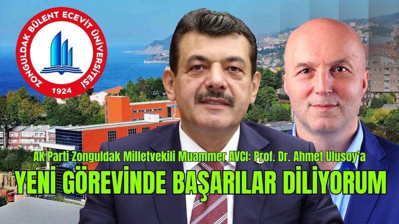 Muammer Avcı’dan Prof. Dr. Ahmet Ulusoy’a ilk tebrik.